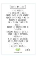 Oraci�n del Padre Nuestro Cuaderno De Notas: Cuaderno con Oraci�n del Padre Nuestro en la tapa - Regalo Religioso y Espiritual para Amigo o Amiga o Cualquier Ser Querido - Regala o Reg�late Tus Oracio 1081323620 Book Cover