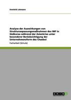 Analyse der Auswirkungen von Strukturanpassungsmaßnahmen des IWF in Südkorea während der Asienkrise unter besonderer Berücksichtigung der Unternehmensform des Chaebol 3656110891 Book Cover
