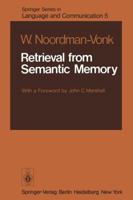 Retrieval from Semantic Memory 3642672175 Book Cover