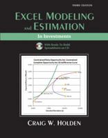 Excel Modeling in Investments 0131424262 Book Cover