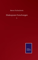 Shakespeare-Forschungen: I. (German Edition) 3752513802 Book Cover