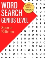 Word Search Genius Level: Sports Edition B089HHZ2B7 Book Cover