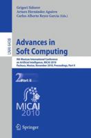 Advances in Soft Computing 3642167721 Book Cover