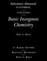 Basic Inorganic Chemistry: Solution Manual to 3r.e 0471518085 Book Cover