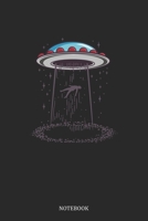Notebook: Sci-Fi, Alien, Ufo, Weltraum Dina5 Liniert Notizbuch Tagebuch Planer Notizblock Kladde Journal Strazze Malheft 1675178267 Book Cover
