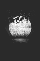 Giraffe Sleigh: Giraffes Notebook, Dotted Bullet (6 x 9 - 120 pages) Animal Themed Notebook for Daily Journal, Diary, and Gift 1691267287 Book Cover