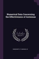 Numerical data concerning the effectiveness of antennas 1378096215 Book Cover