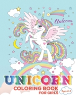 Unicorn Coloring Book for Girls Ages 4-8: Unicorn Coloring Book US Edition B085K8N56H Book Cover