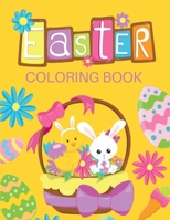 Easter Coloring Book: Easter Activity and Basket Stuffer for Kids B091GSN2R1 Book Cover