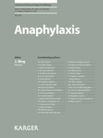 Anaphylaxis (Chemical Immunology And Allergy) 3805594410 Book Cover