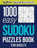 1000 easy Sudoku puzzles book for adults: Puzzle book for adults easy 1,000+ by 197932915X Book Cover