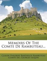 Memoirs of the Comte de Rambuteau 0548828954 Book Cover