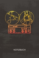 NOTIZBUCH A5 Dotted: Alte Schule Notizheft GEPUNKTET 120 Seiten - Olschool Technik Notizblock Tonband Skizzenbuch - Party Geschenk f�r Musikliebhaber Partymacher Stimmungsmacher 1710335106 Book Cover