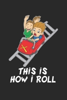 Achterbahn Notizbuch: Achterbahn Notizbuch f�r Liebhaber / Notizheft / Notizblock A5 (6x9in) Dotted Notebook / Punkteraster / 120 gepunktete Seiten 1671317882 Book Cover