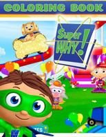 Super Why Coloring Book: Great Activity Book for Kids 172984894X Book Cover