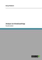 Analyse von Einzelcoachings 3640794788 Book Cover