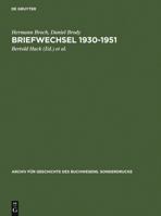 Briefwechsel 1930-1951 3598248873 Book Cover