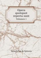 Opera Quotquot Reperta Sunt Volumen 1 1295121379 Book Cover