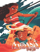 Moana Coloring Book: Bring Moana and all the favorite characters into life by colors 1671754255 Book Cover