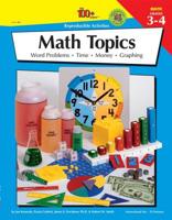 Math Topics, Grades 3-4 0880129107 Book Cover