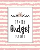 Family Budget Planner: Monthly Budgeting Book for Tracking Spending, Controlling Debt and Organizing Your Personal and Household Finances 1693140845 Book Cover
