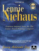 Jamey Aebersold Jazz -- Lennie Niehaus, Vol 92: Fourteen Original Songs by the Emmy Award-Winning Composer, Book & CD 1562242512 Book Cover