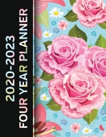 2020 - 2023 Four Year Planner: Pink Roses Monthly Calendar, Planner, Notebook and More! 1692255509 Book Cover