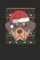 Ugly Christmas - Rottweiler: Graph Paper Journal (6" X 9" - 120 Pages/ 5 Squares per inch) - Ugly Christmas Gift and Holiday Planner For Women, Men, Teens And Kids 1709668490 Book Cover