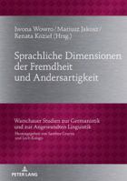 Sprachliche Dimensionen Der Fremdheit Und Andersartigkeit 3631745419 Book Cover