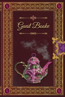 Guest Booke: a beautiful, whimsical guest book for guests to use at housewarmings, tea parties, weddings, formal gatherings, themed room rentals, roleplay events, and so much more! | 6x9" 1686014937 Book Cover