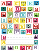 Handwriting Practice Paper: Perfect For kindergarten, kids, boys, girl ( Size 8.5 X 11 ) Design with Kids Alphabet With Square Colored Monsters 1673597033 Book Cover