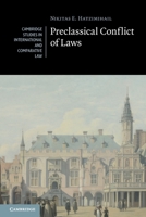 Preclassical Conflict of Laws 1009363905 Book Cover