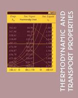 Thermodynamic and Transport Properties 0471121703 Book Cover