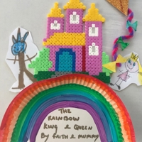 The Rainbow King and Queen 1800316763 Book Cover