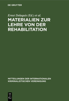 Materialien zur Lehre von der Rehabilitation 3111226875 Book Cover