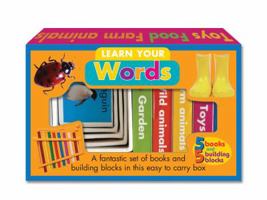 Learn Your Words: A fantastic set of books and building blocks in this easy to carry box 146430324X Book Cover