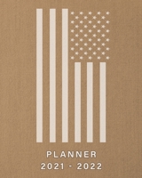 Planner: Academic Weekly & Monthly Organizer / July to June / USA Flag Cover B091FYYS5C Book Cover