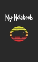 My Notebook: Yak  Retro And Vintage Style 100 Pages And Lined 1710685379 Book Cover