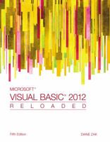 Microsoft Visual Basic 2012: Reloaded 1285084160 Book Cover