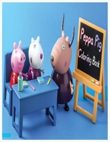 Peppa Pig Coloring Book: peppa pig coloring book for toddlers 1702369315 Book Cover
