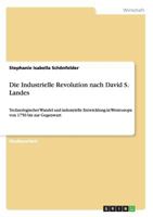 Die Industrielle Revolution nach David S. Landes: Technologischer Wandel und industrielle Entwicklung in Westeuropa von 1750 bis zur Gegenwart 3656405921 Book Cover