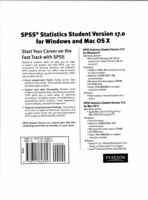 SPSS 17.0 Integrated Student Version 0321628942 Book Cover
