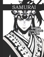 Samurai Manga Coloring Book B0BMDPJ7M1 Book Cover