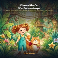 Ella and the Cat Who Became Mayor: A Funny Animal Adventure Story for Kids about Friendship, Responsibility, and Leadership B0HKJX7JSM Book Cover