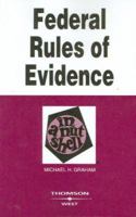 Federal Rules of Evidence in a Nutshell (Nutshell Series) 0314089985 Book Cover