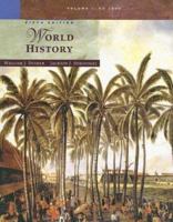 World History, Volume I: To 1800 1305091728 Book Cover