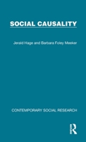 Social Causality (Contemporary Social Research) 1041052030 Book Cover