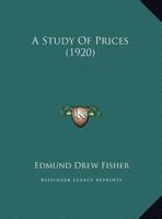 A Study Of Prices 1162060514 Book Cover