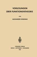 Vorlesungen Uber Funktionentheorie 3642948197 Book Cover