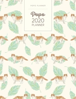 Popo 2020 Planner: Monthly Weekly Daily - Dated With Todo Notes - Scottish Fold 170635889X Book Cover